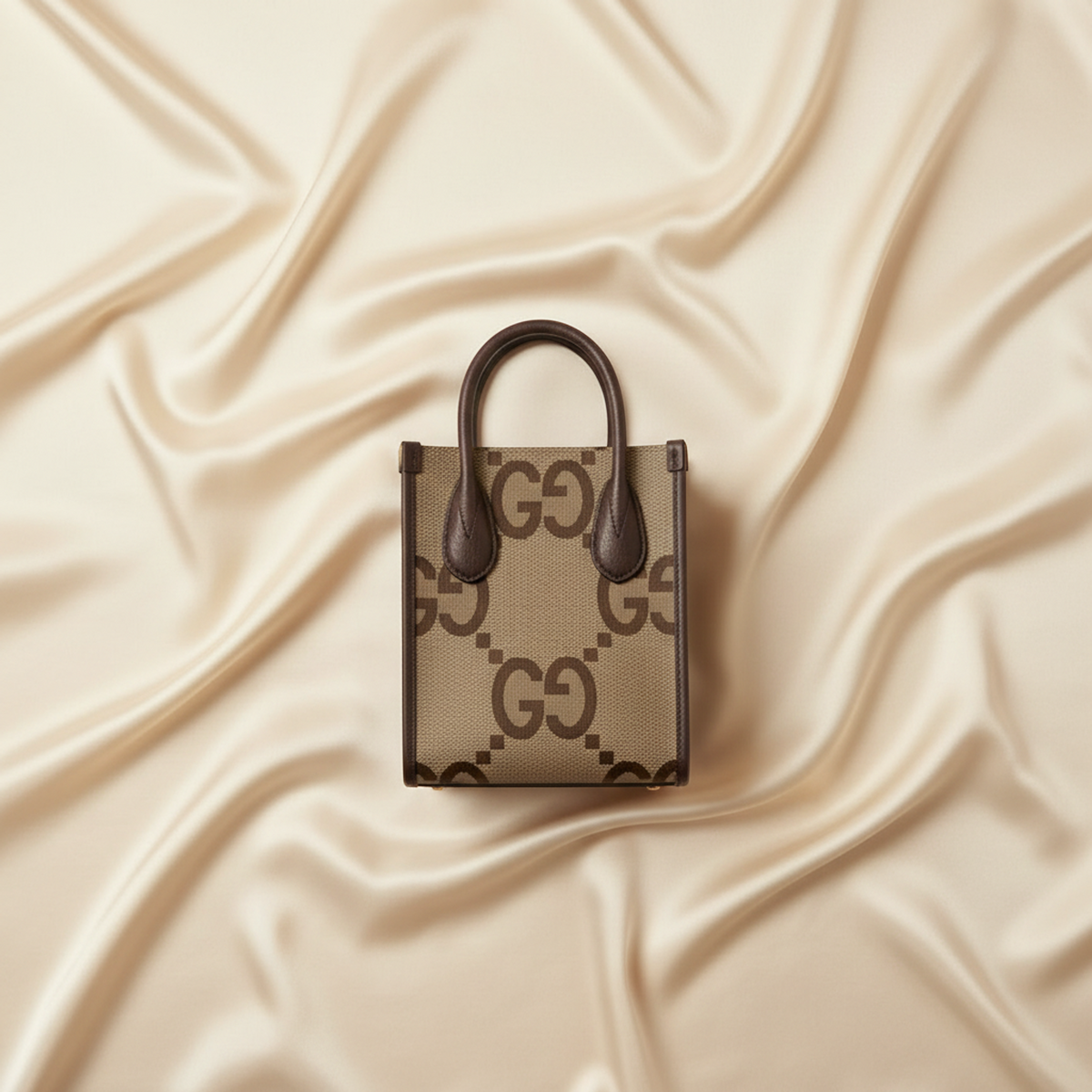 PRE-OWNED Gucci Jumbo GG Mini · Canvas