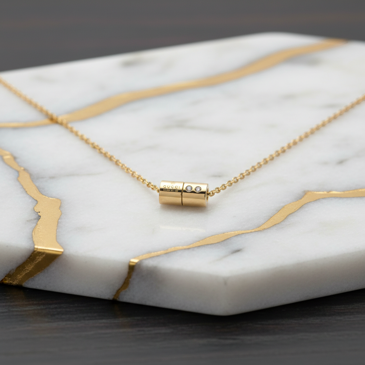 PRE-OWNED Gucci Icon Amor · Rose Gold · Diamond