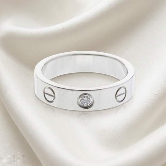 PRE-OWNED Cartier Mini Love · 18K White Gold · Diamond