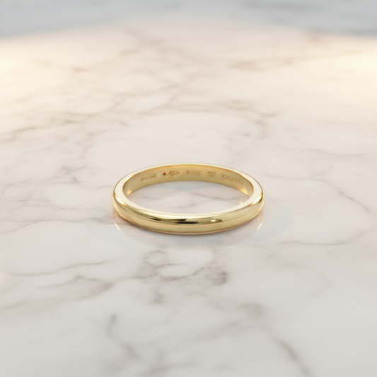 PRE-OWNED Bvlgari Wedding Band · 18K Yellow Gold