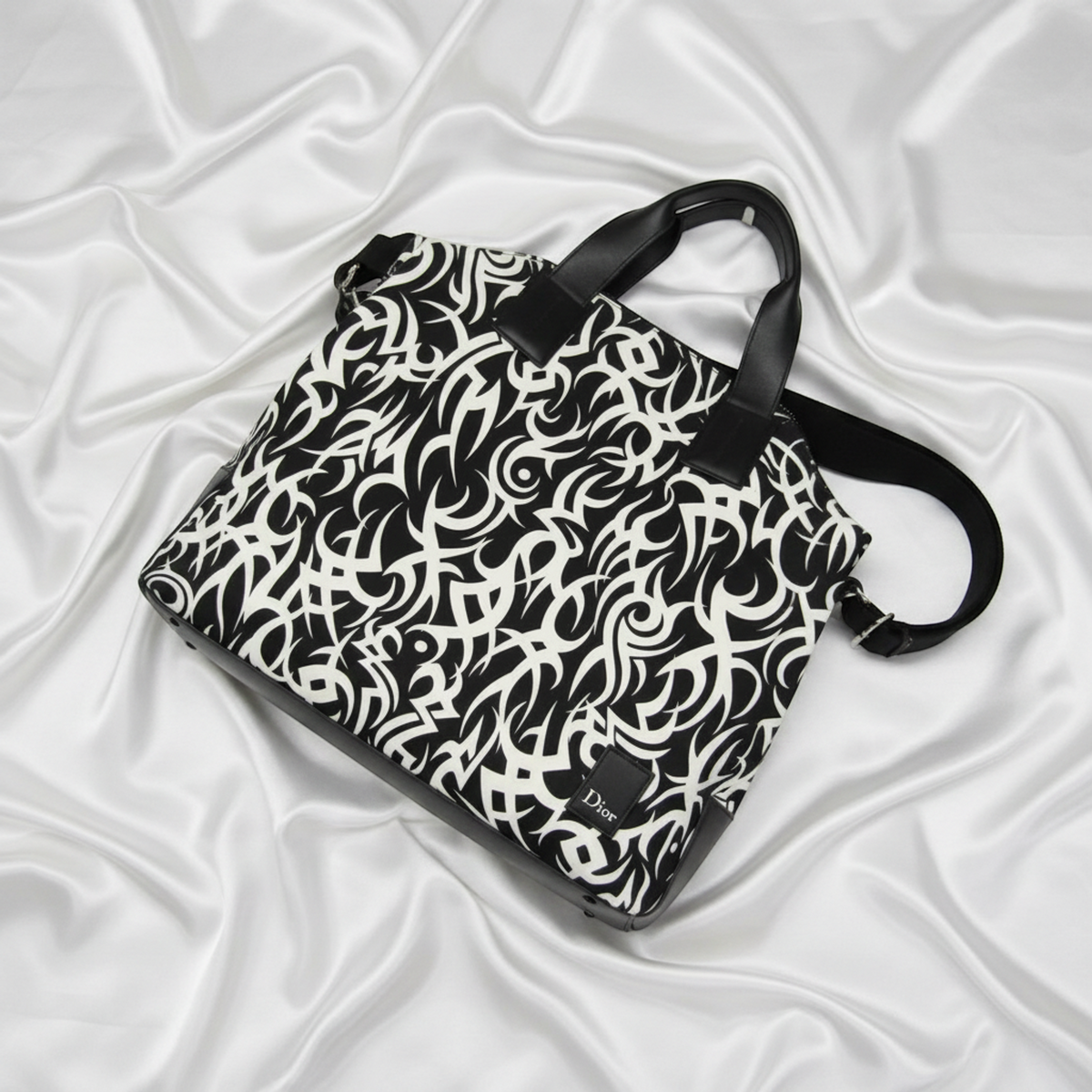 PRE-OWNED Dior Homme Tribal Motifs · Nylon & Leather