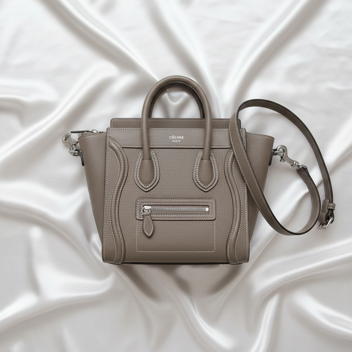 PRE-OWNED Celine Luggage Nano
