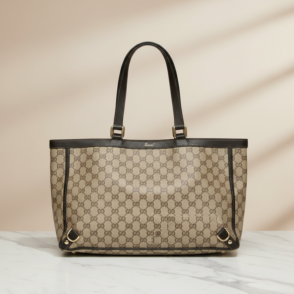 PRE-OWNED Gucci GG Crystal Abby · Tote