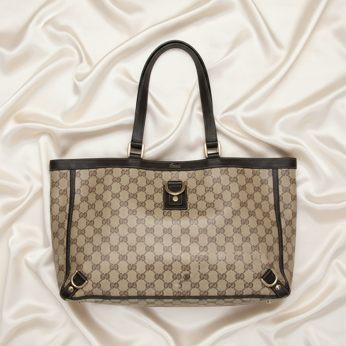 PRE-OWNED Gucci GG Crystal Abby · Tote