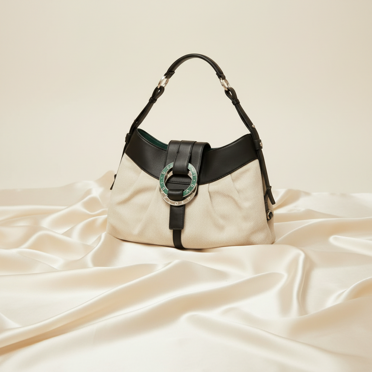 PRE-OWNED Bvlgari Chandra · Canvas & Leather