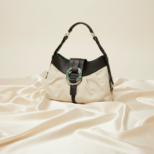 PRE-OWNED Bvlgari Chandra · Canvas & Leather