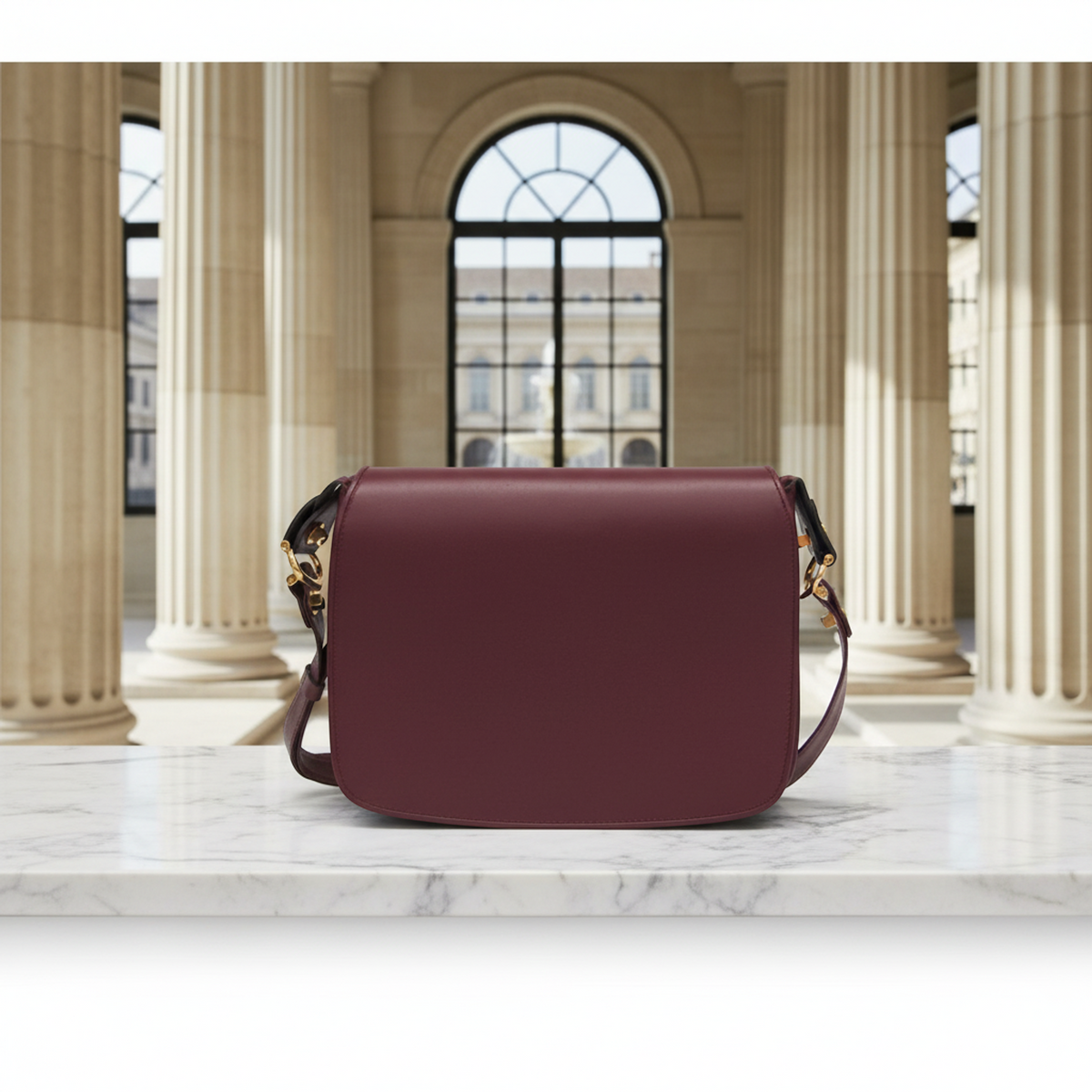 PRE-OWNED Cartier Must · Messenger Bag · Leather