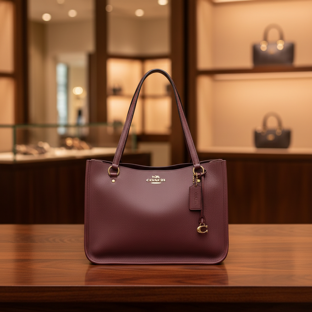 PRE-OWNED Coach Tyler Carryall · Leather
