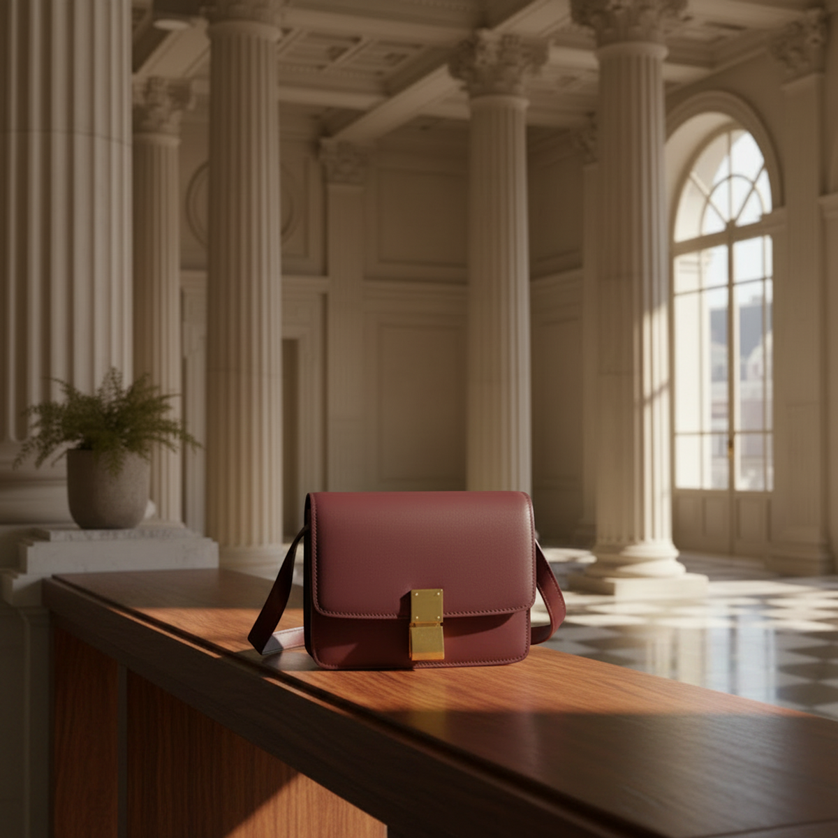 PRE-OWNED Celine Classic Box · Small · Leather