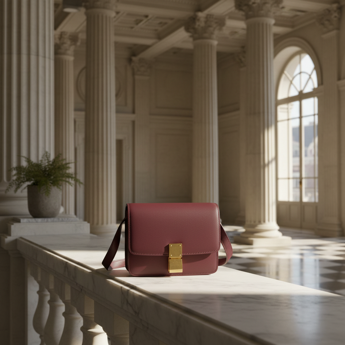 PRE-OWNED Celine Classic Box · Small · Leather
