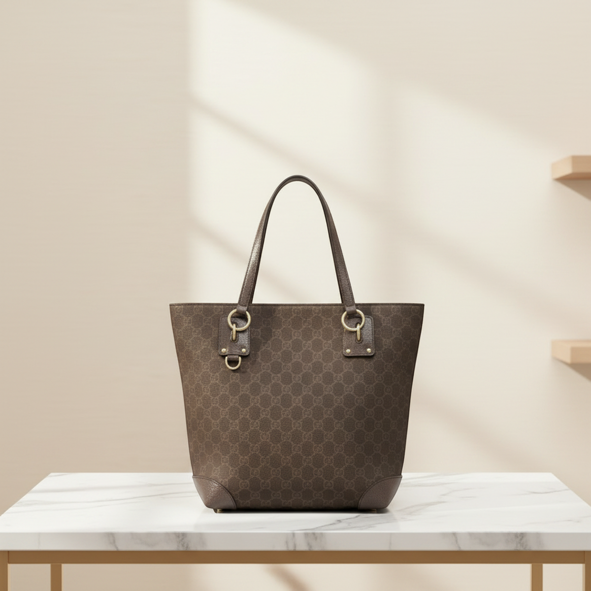 PRE-OWNED Gucci GG Canvas · Tote