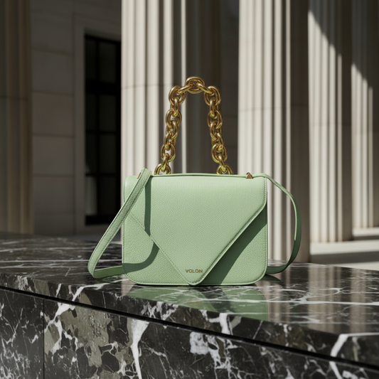 PRE-OWNED Bottega Veneta Mount · Chain Shoulder · Leather