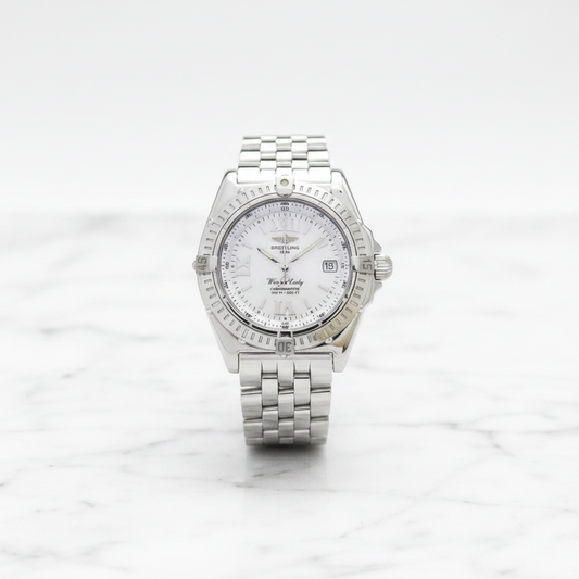 PRE-OWNED Breitling Wings · Mother-of-Pearl · Steel
