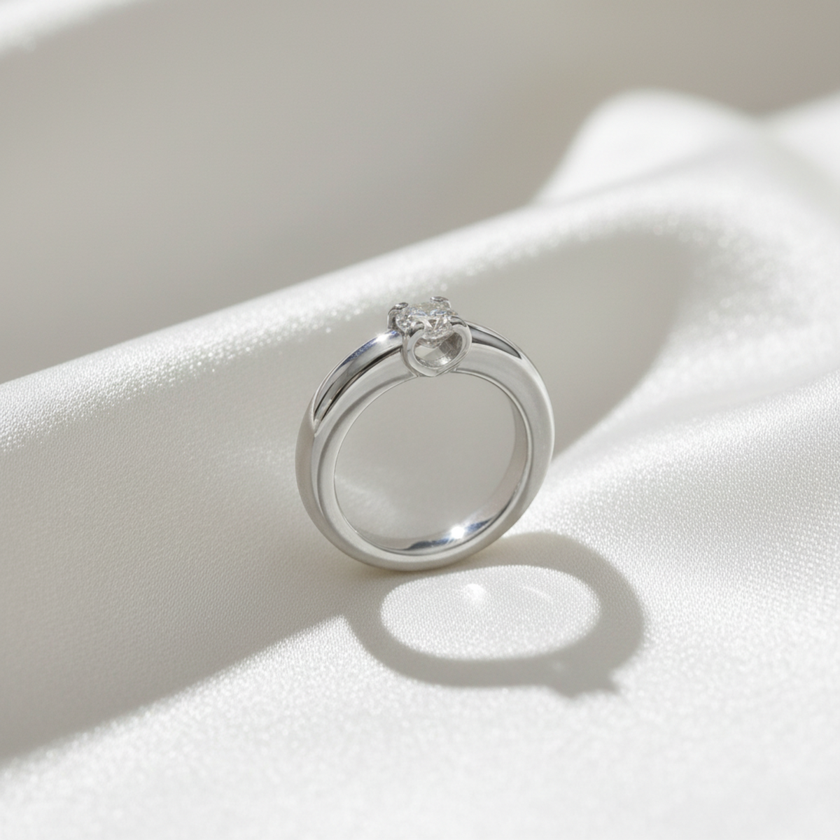 PRE-OWNED Cartier C de Cartier · 0.37ct · 18K White Gold