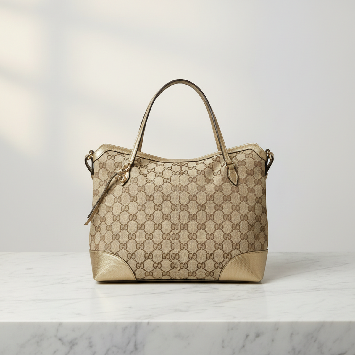 PRE-OWNED Gucci Bree · GG Canvas