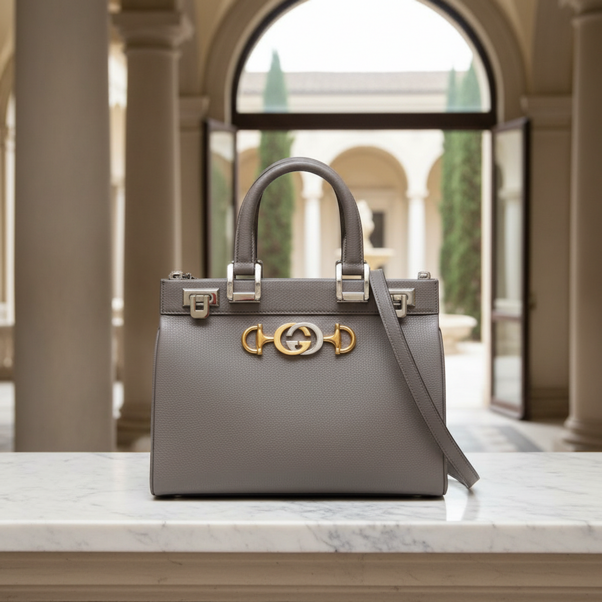 PRE-OWNED Gucci Zumi · Leather
