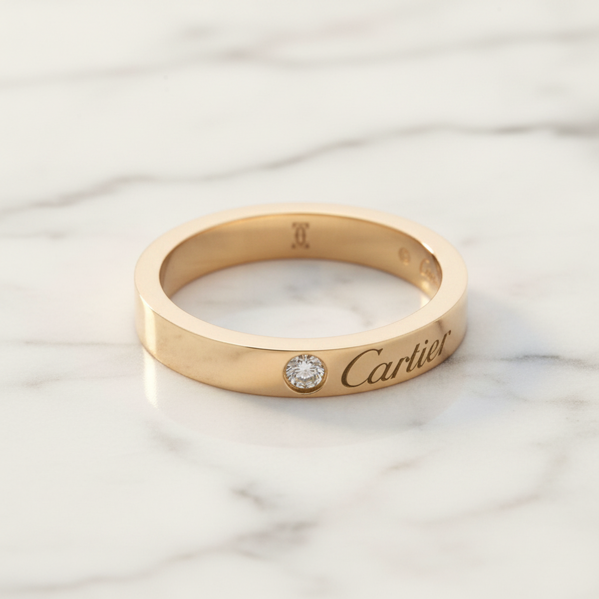 PRE-OWNED Cartier C de Cartier · Rose Gold · Diamond
