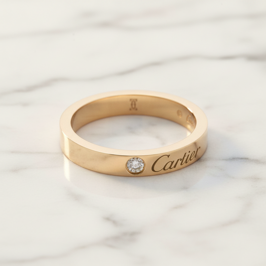 PRE-OWNED Cartier C de Cartier · Rose Gold · Diamond