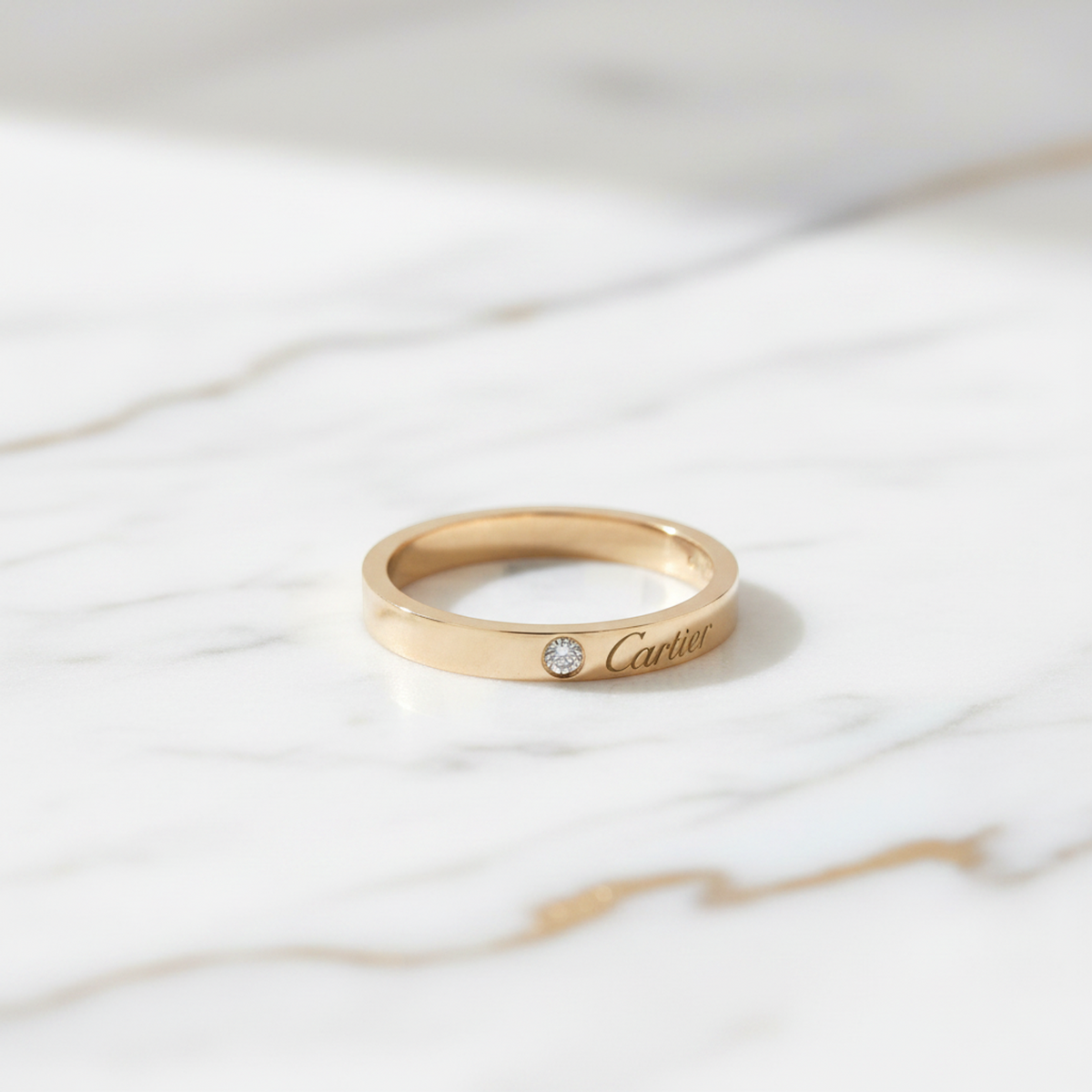 PRE-OWNED Cartier C de Cartier · Rose Gold · Diamond