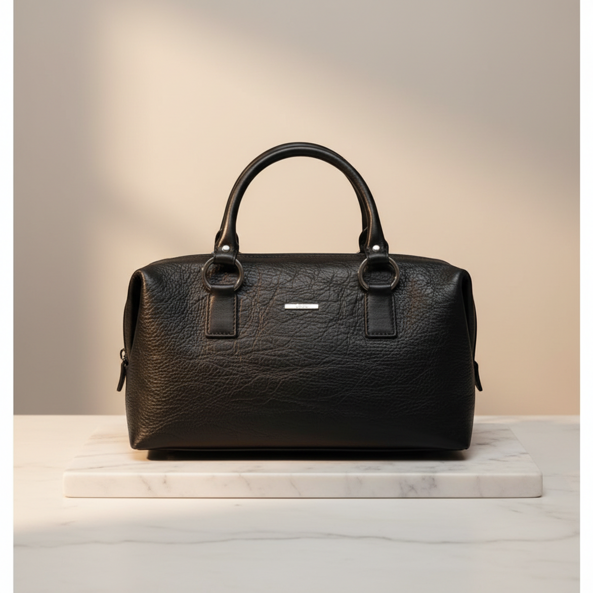 PRE-OWNED Gucci Mini Boston · Leather