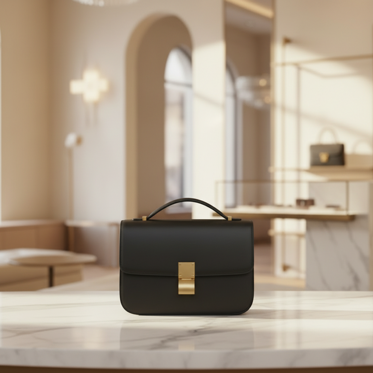 PRE-OWNED Celine Classic Box · Calfskin