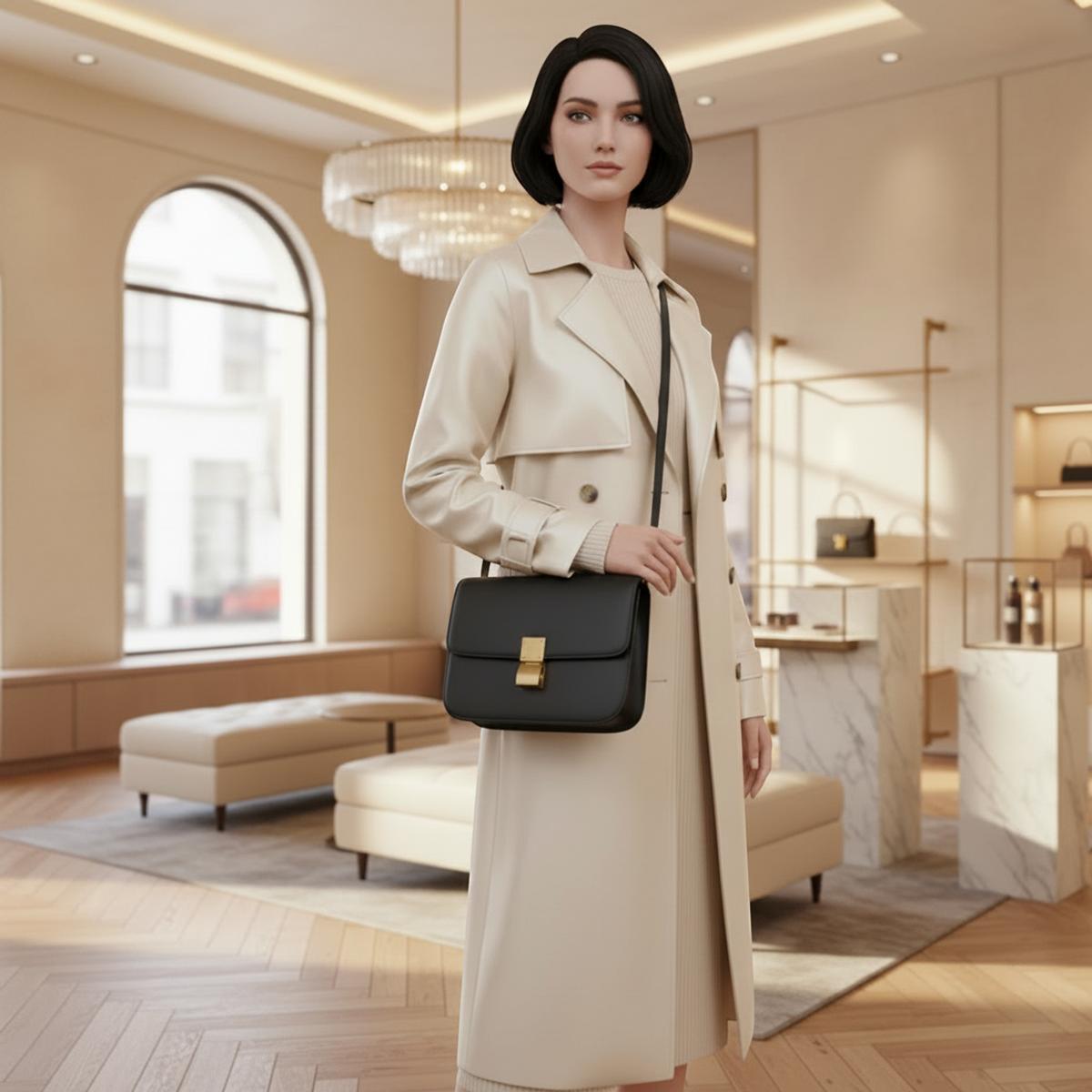 PRE-OWNED Celine Classic Box · Calfskin