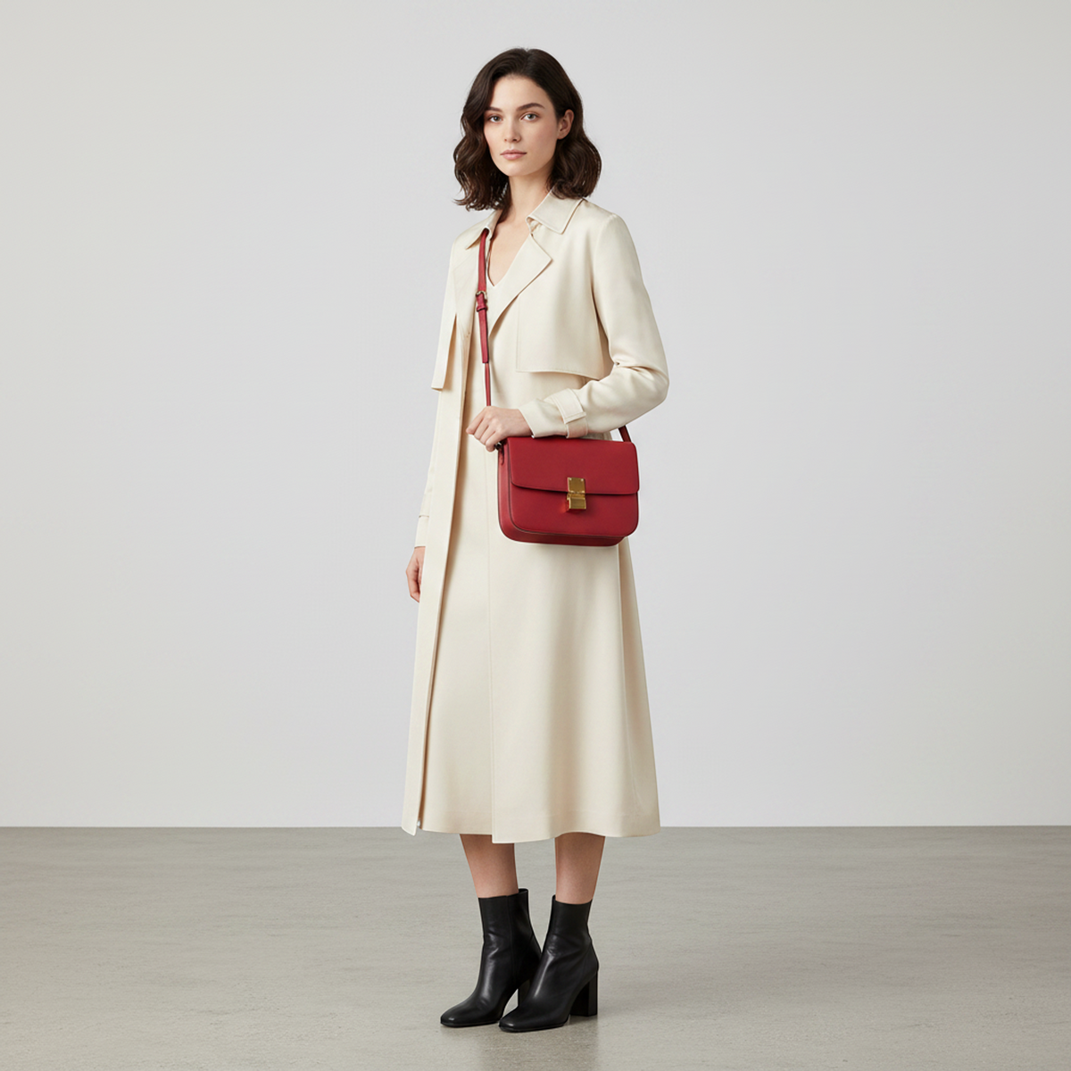 PRE-OWNED Celine Classic Box Medium · Calfskin