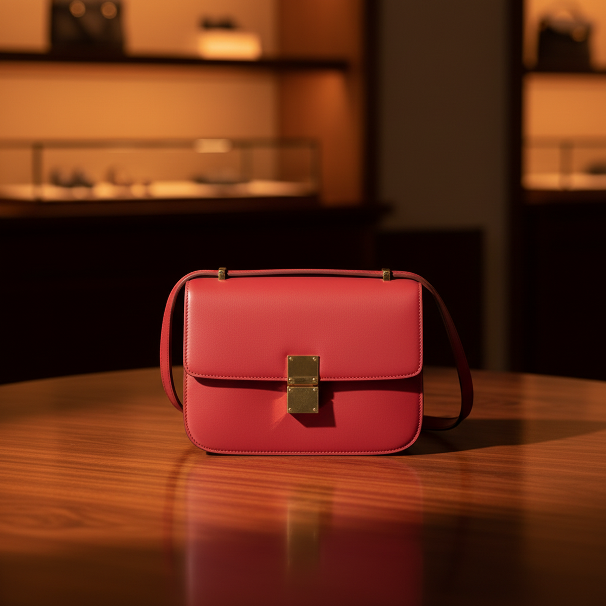 PRE-OWNED Celine Classic Box Medium · Calfskin