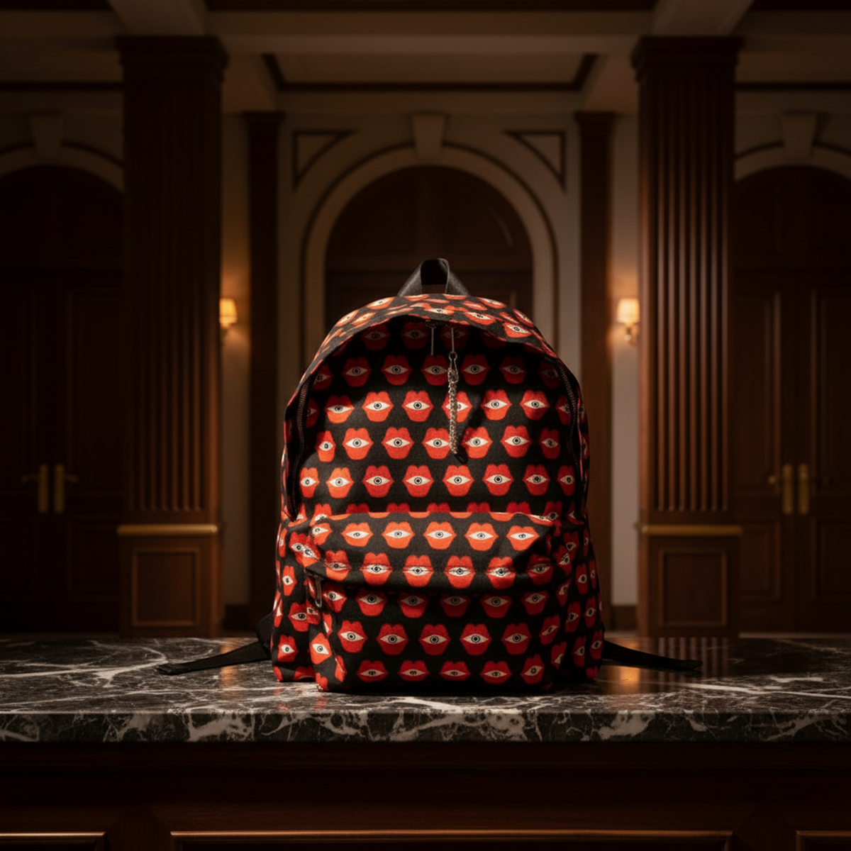 PRE-OWNED Celine Telepathic Love Print · Backpack