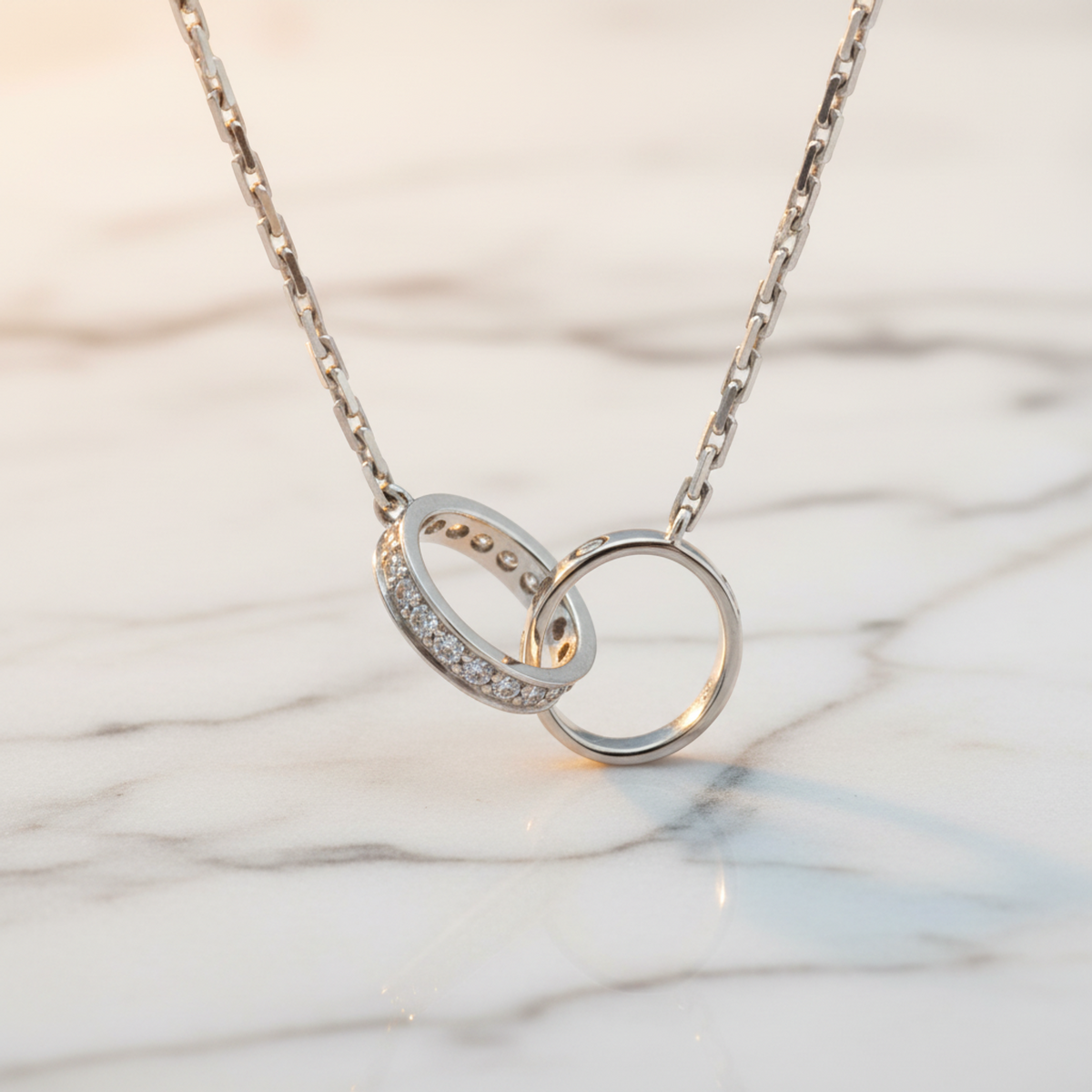 PRE-OWNED Cartier Baby Love · Diamond · 18K White Gold