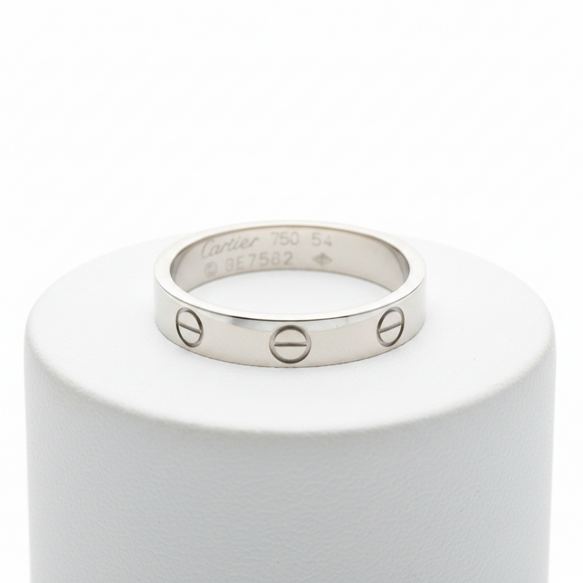 PRE-OWNED Cartier Mini Love · 18K White Gold