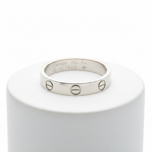 PRE-OWNED Cartier Mini Love · 18K White Gold