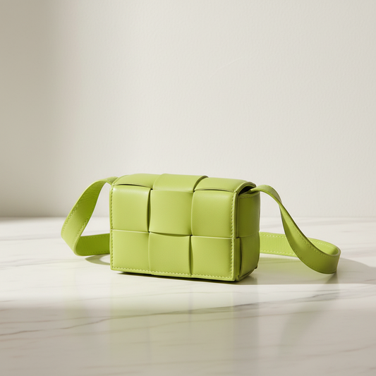 PRE-OWNED Bottega Veneta Intrecciato Cassette · Leather