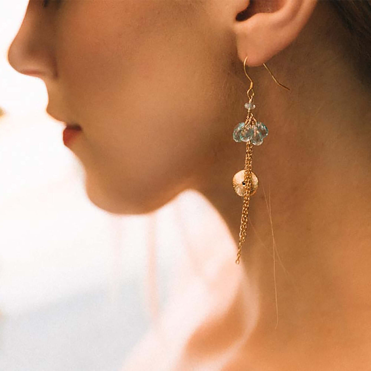 Amethyst En Pointe Earrings