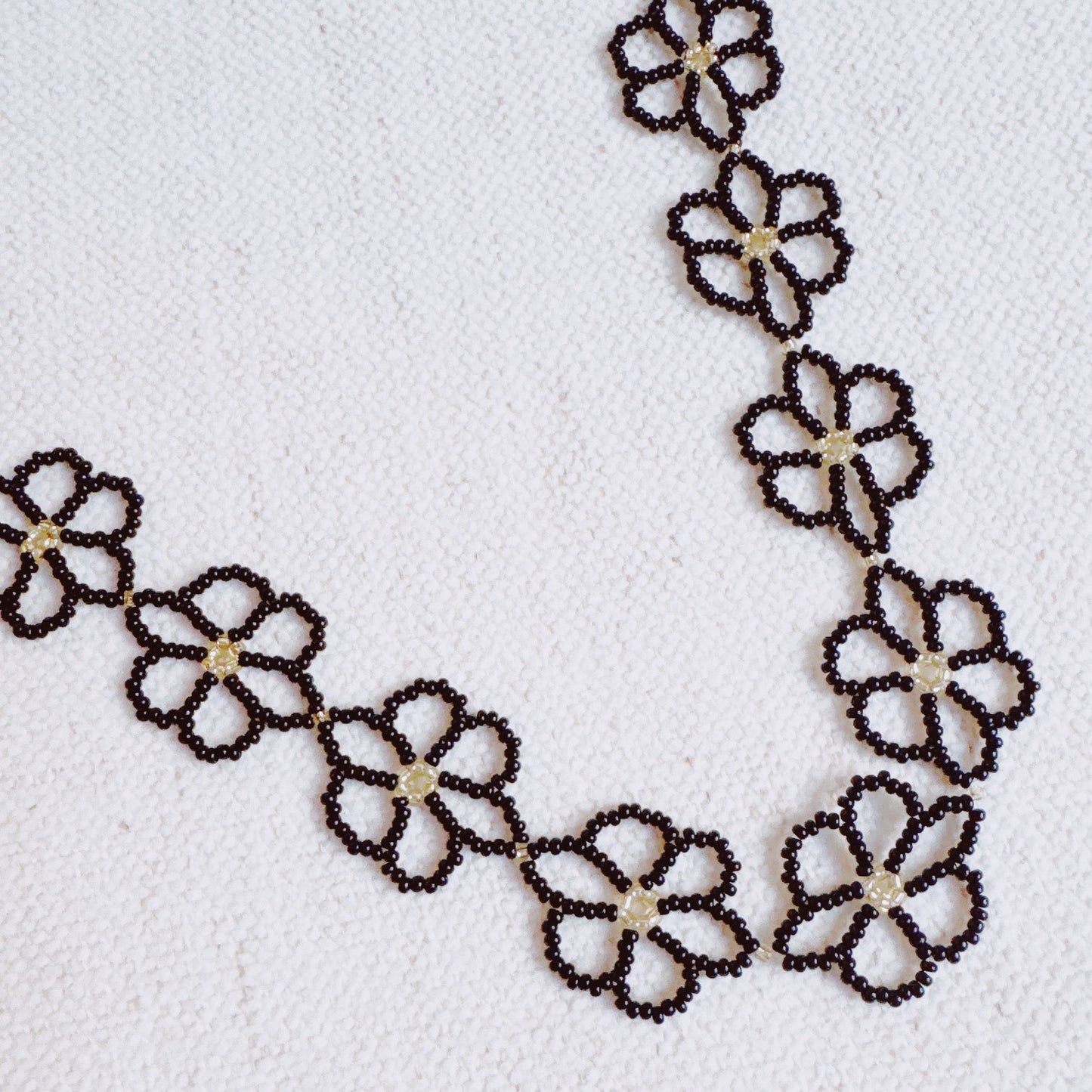 Beaded Flower Necklace