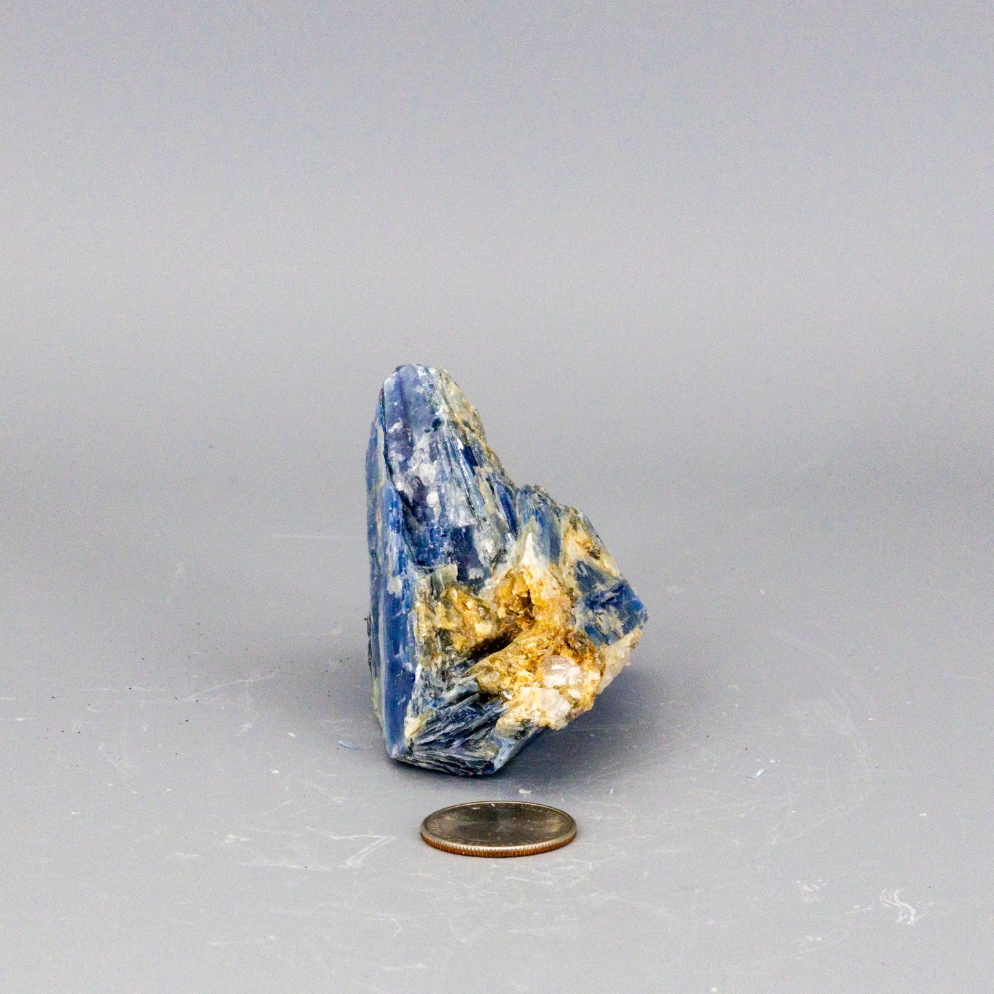 Beautiful Blue Kyanite Blades In Quartz Clusters
