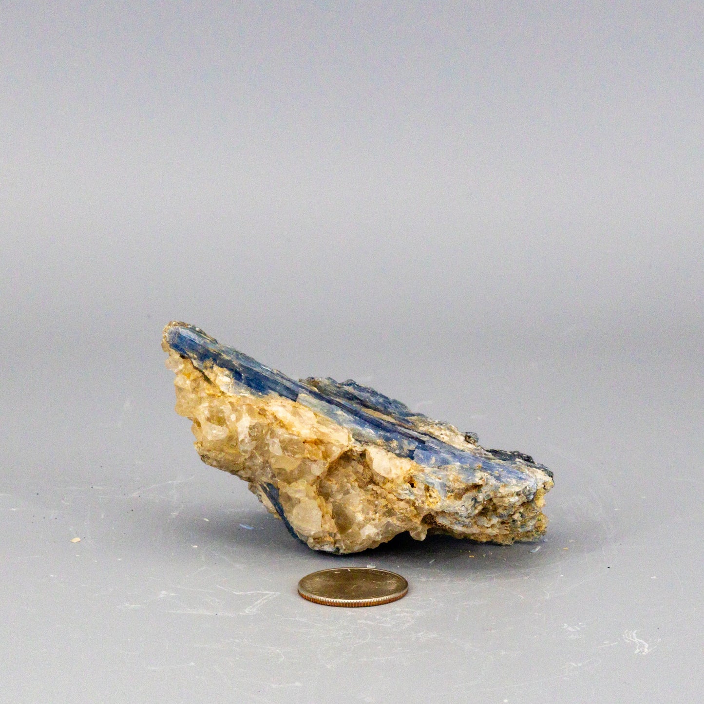 Beautiful Blue Kyanite Blades In Quartz Clusters