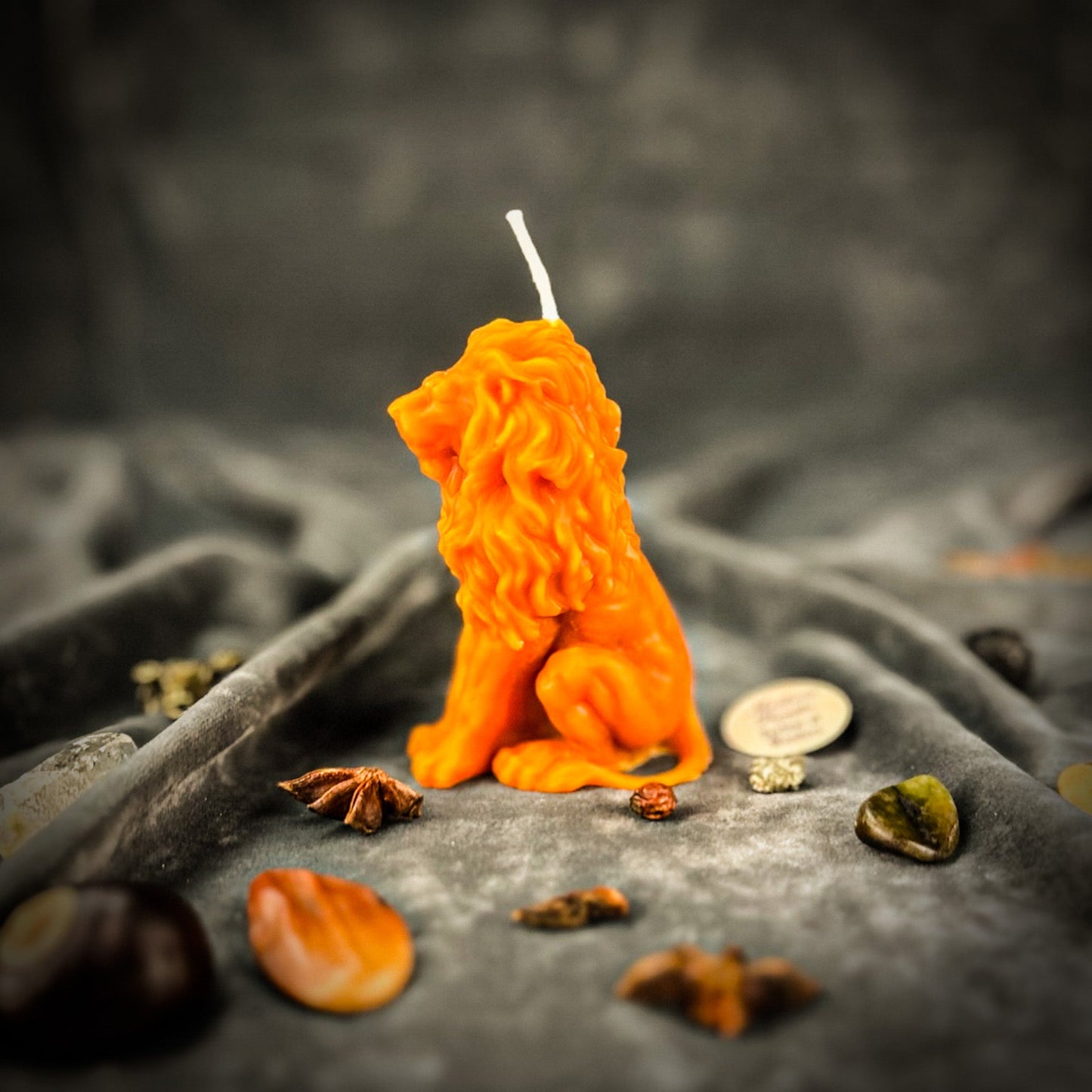 Proud Lion Candle Spell Kit - Courage & Leadership Magic