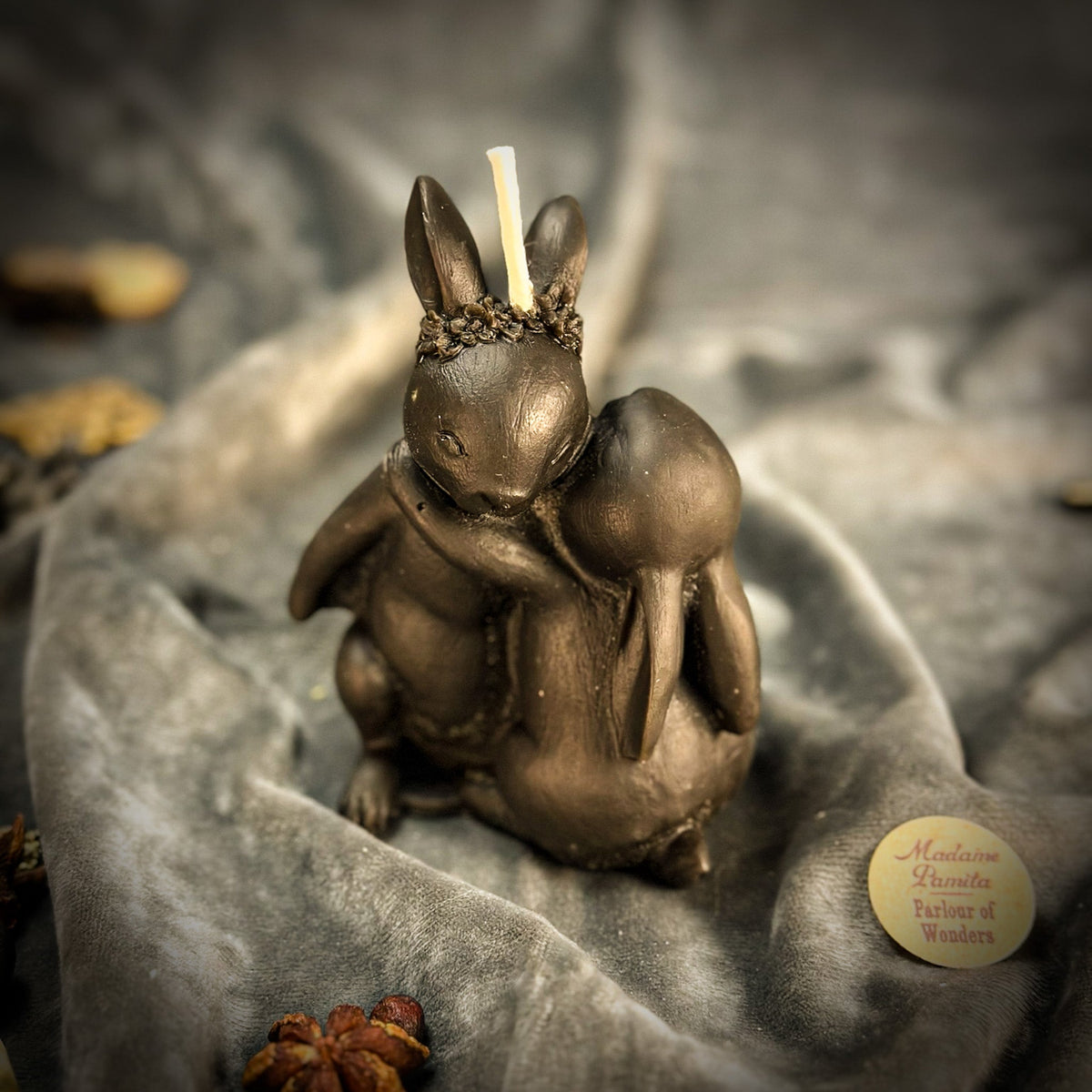 Rabbit Rabbit Candle Spell Kit - Good Luck & New Beginnings Magic