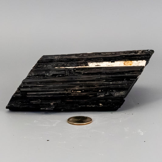 Big Black Tourmaline Hunk w/t Quartz Inclusions