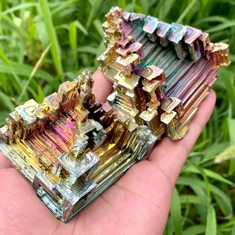 Bismuth Metal Freeform Castles