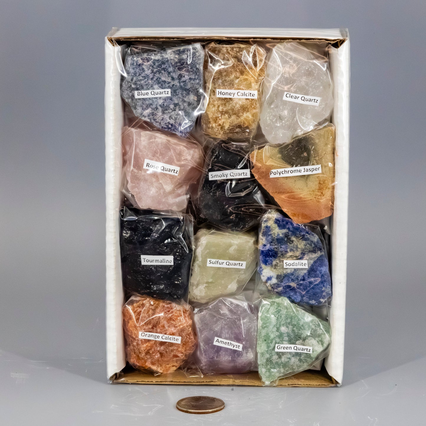 "Box-O-Rocks" 12 Pieces Assorted Set