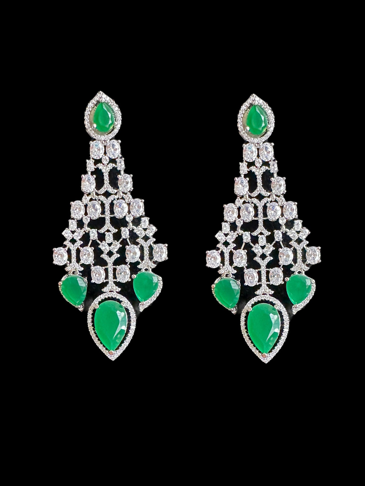 DNS136 Bridal necklace set in Cz ( READY TO SHIP )