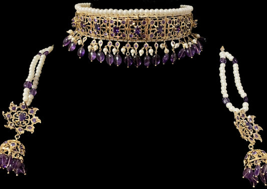 C20 Insia jadavi lacha in amethyst ( SHIPS IN 2 WEEKS )