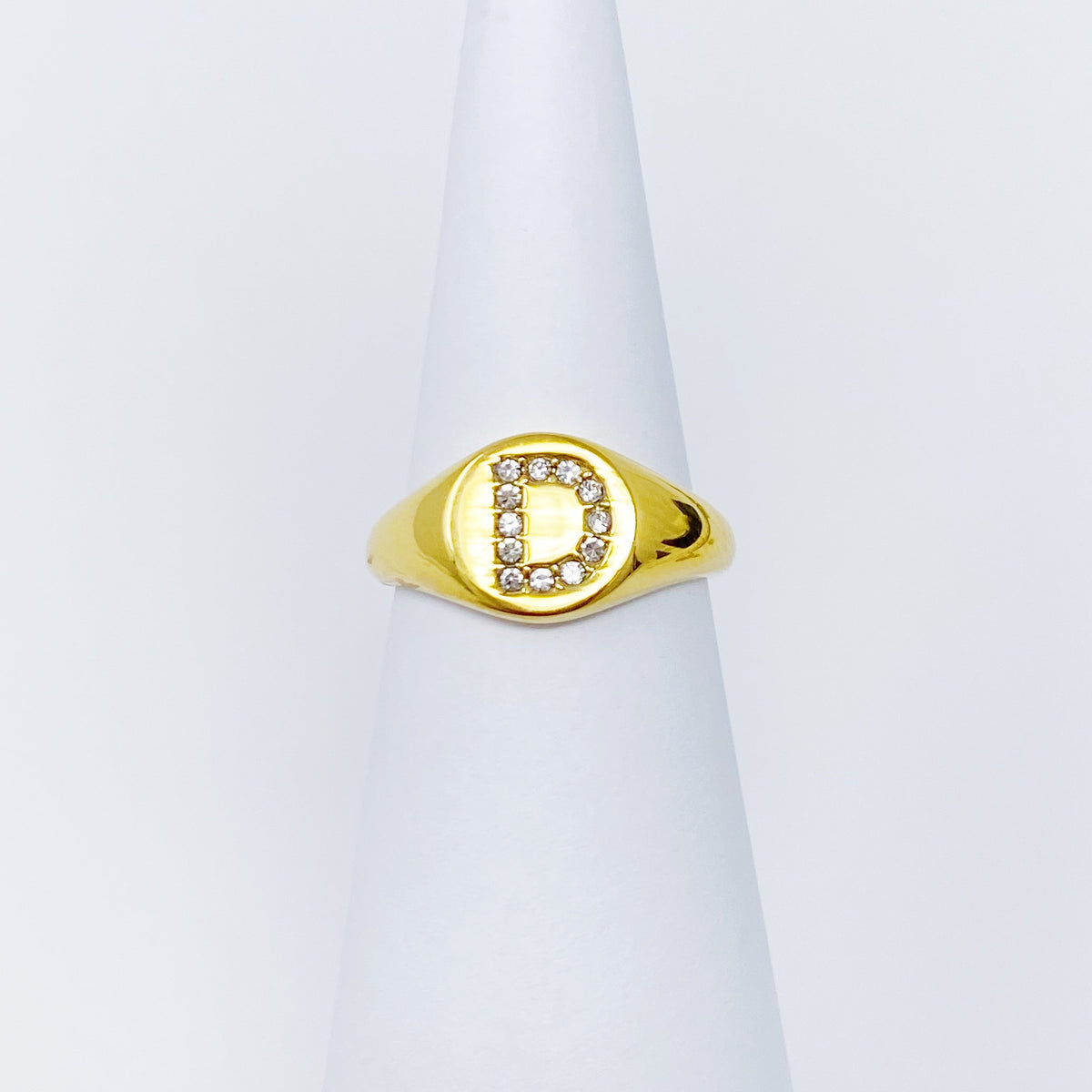 Shine Me Initial Ring