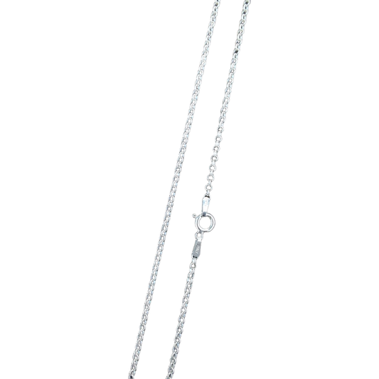 Sterling Silver Loop Chain - 24"  CHSS24