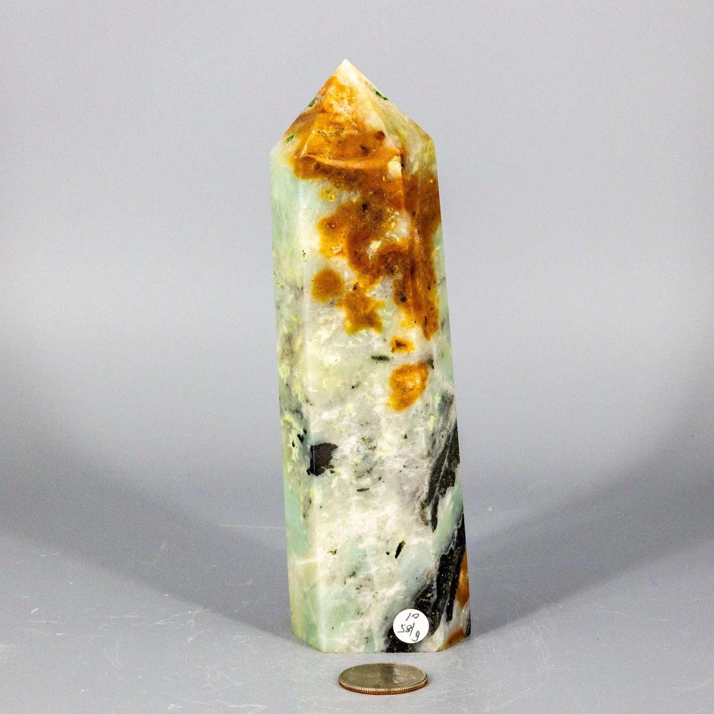 Caribbean Calcite Tower XXL | Polished Crystal Tower