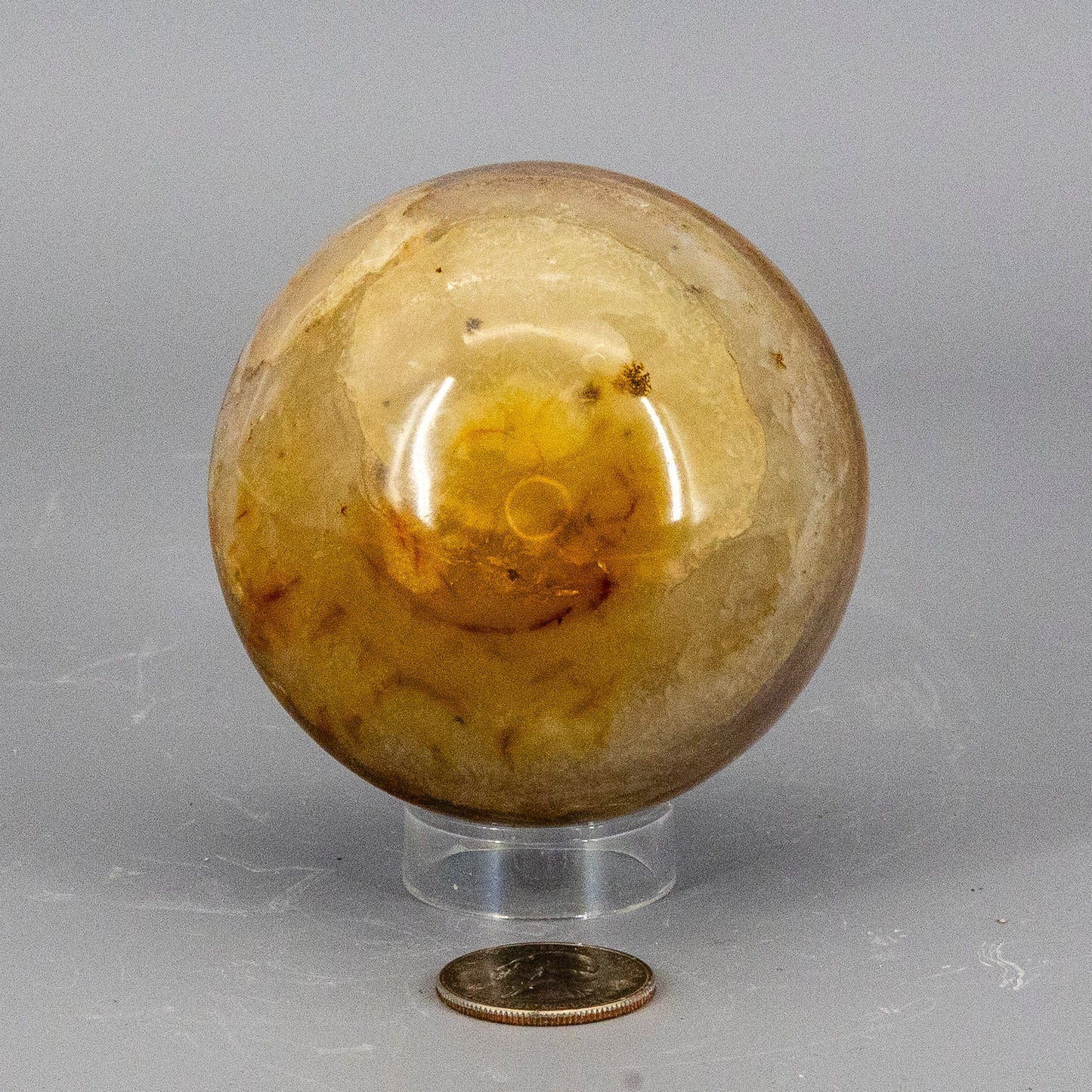 Carnelian Agate Sphere 75mm