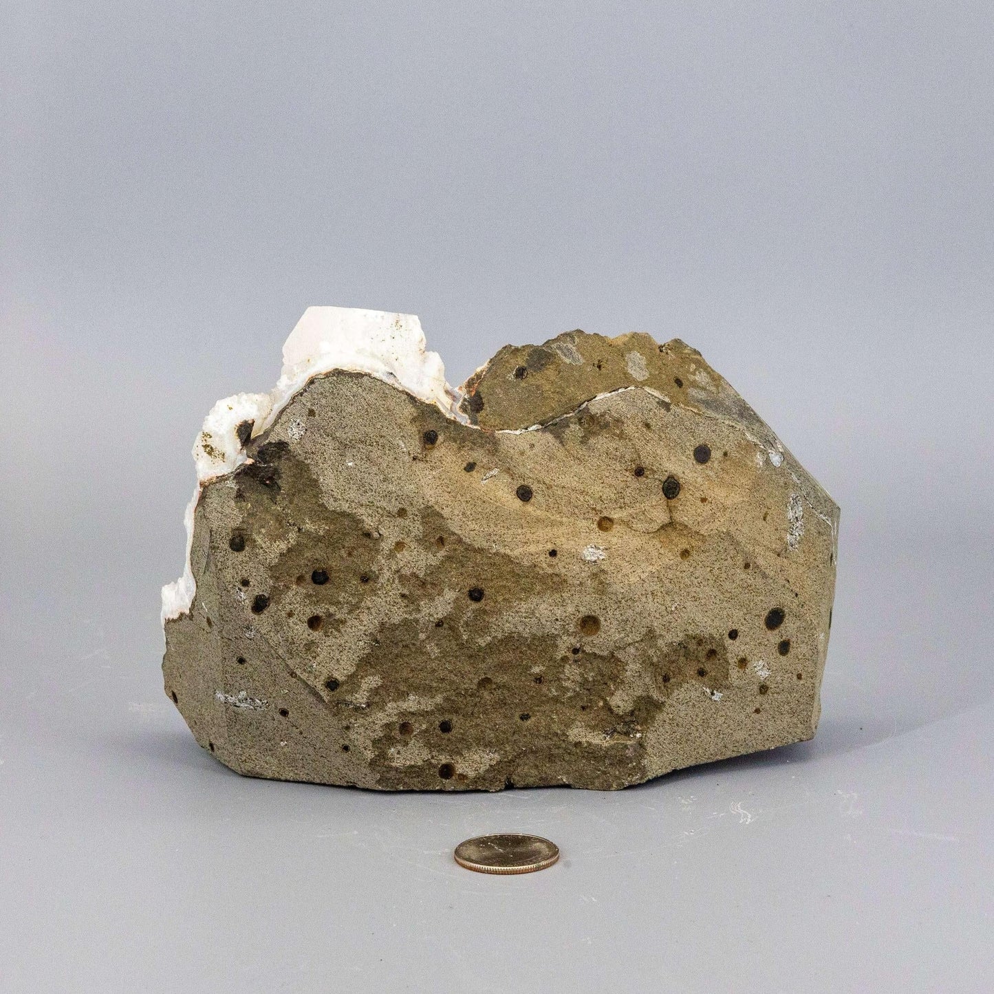 Chalcedony Quartz Cluster With Apophyllite Knob