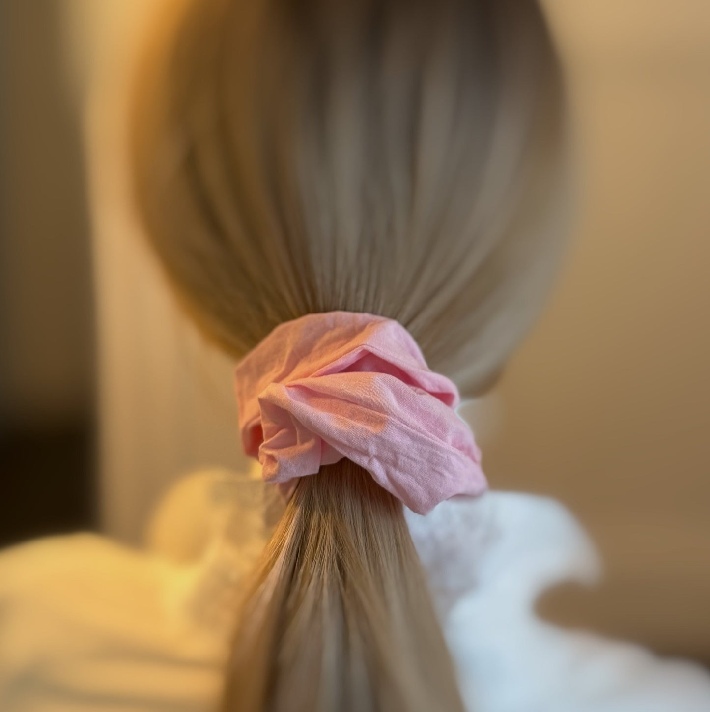 Checkered Perfect Duo Tailed Hair Scrunches Set Of 2